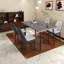 Extendable Dining Table Sets(Must include both Table and Chair) MDF Kitchen