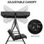3 Person Porch Swing with Canopy