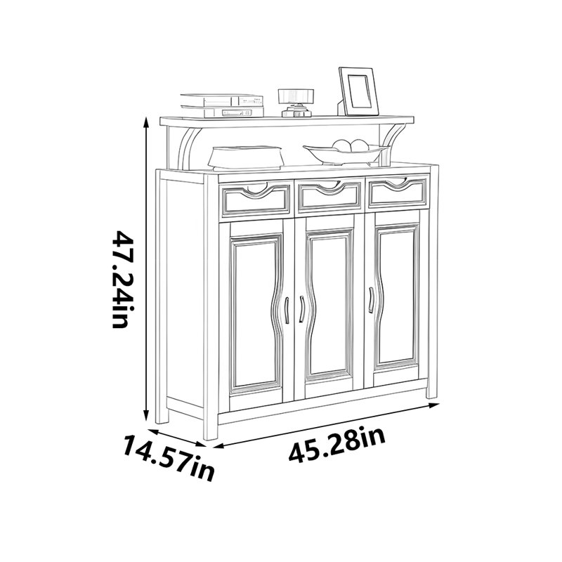 Armoire à chaussures de grande capacité
