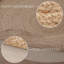 Tapis beige en jute tressé naturel Natural Harute