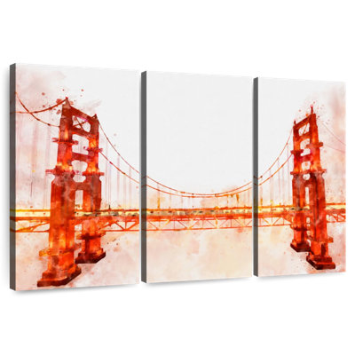 Golden Gate Bridge, aquarelle