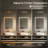 LED Bathroom Vanity Mirror with Anti-Fog, Adjustable Lighting, and Smart Memory-1053133852