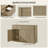 Cesiro 50.15''W Storage Sideboard With 2-Draw And 3-Door-22101335-3997020