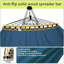 Support universel pour hamac - Acier - Cadre blanc - Toile - Bleu-1873194414-1873194401