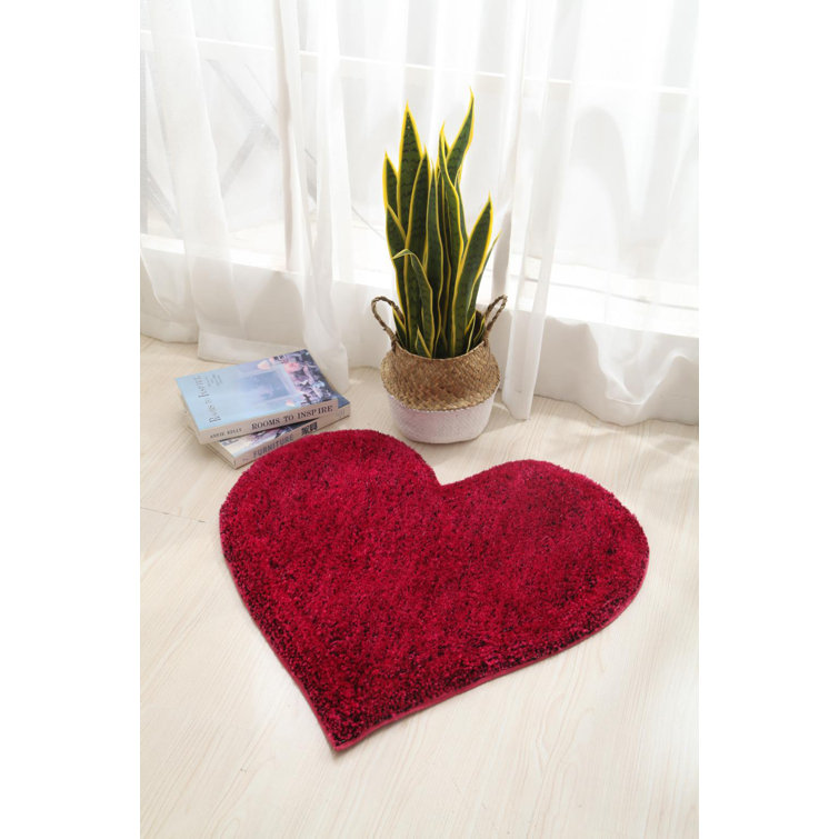 Tapis bordeaux touffeté Mermec