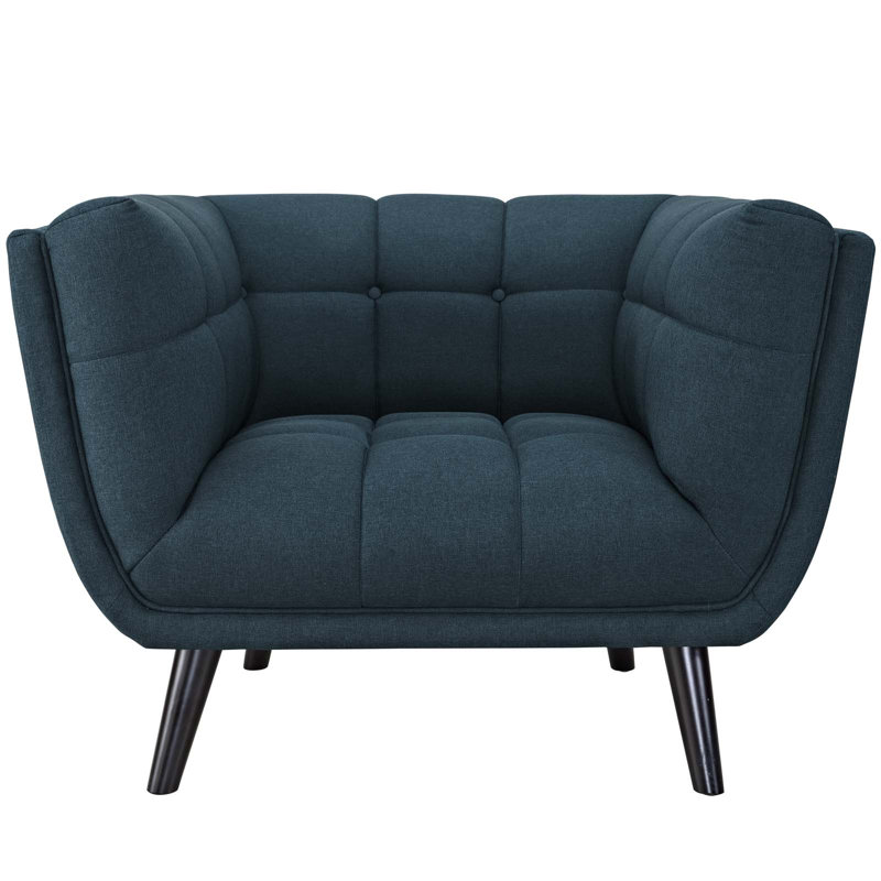 Modway Carson Carrington Karhula Upholstered Armchair Set, Polyester Blue