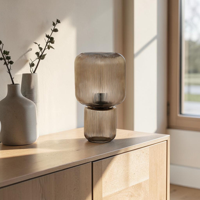 Walcott Gold Glass Table Lamp
