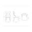 Chaise d'appoint en velours et hêtre Reine-115235574