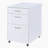 Beonka Handela 3-Drawer File Cabinet With Casters, High Gloss-27324026