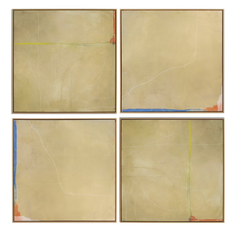 Lines Diptych Set by Lauren Fuhr, 4, 80" H x 80" W