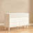 Modern Crystal-cream Solid Wood Accent Cabinet