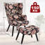 Kade Upholstered Linen Armchair With Footstool-1420004867