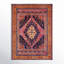 Tapis oriental bleu foncé / rose lavable à la machine Westlake-1984744950