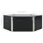 vidaXL Raised Garden Bed Anthracite Galvanized steel-367377970