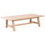 SUMBA Rectangular Acacia Solid Wood Outdoor Coffee Table - 128 cm W 69 cm D