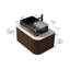 Meuble-lavabo mural flottant avec lavabo et armoire de rangement, avec tiroirs, pré-assemblé pour une installation facile et une utilisation durable-1554949232-1554949235