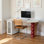 Light French style home desk and chair set