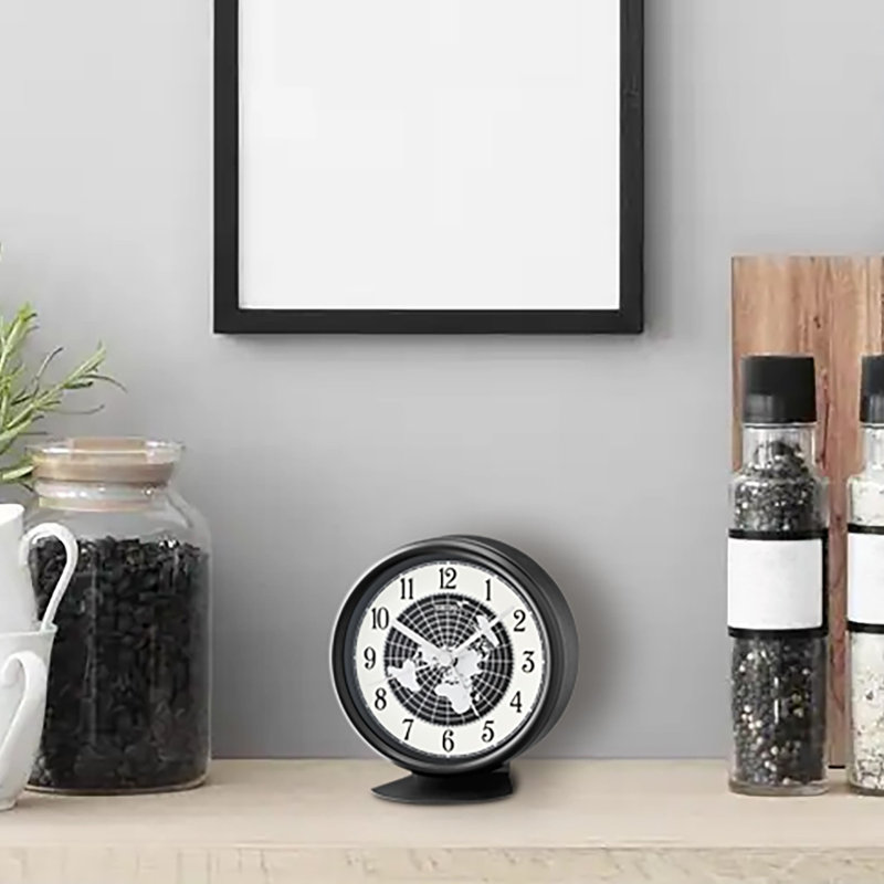 Horloge de table QXE067KLH, Noir