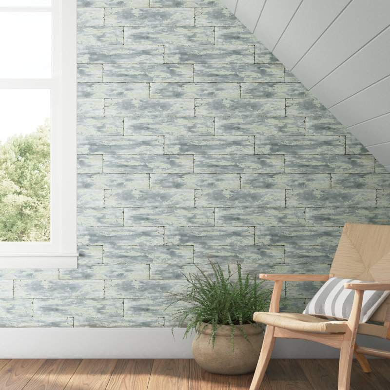 Rouleau de papier peint L 33 pi x l 20,5 po Coiner, Gris