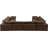 Hutchenson 160" Wide Velvet Reversible Modular Corner Sectional-87141537