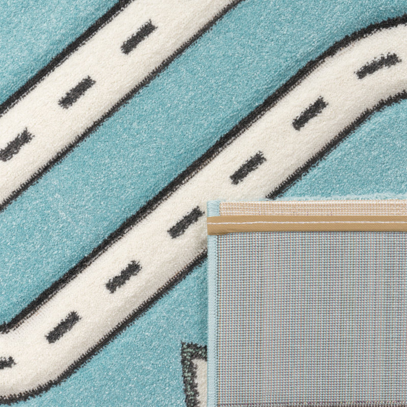 Comeaux Machine Woven Grey Rug, Round 200cm