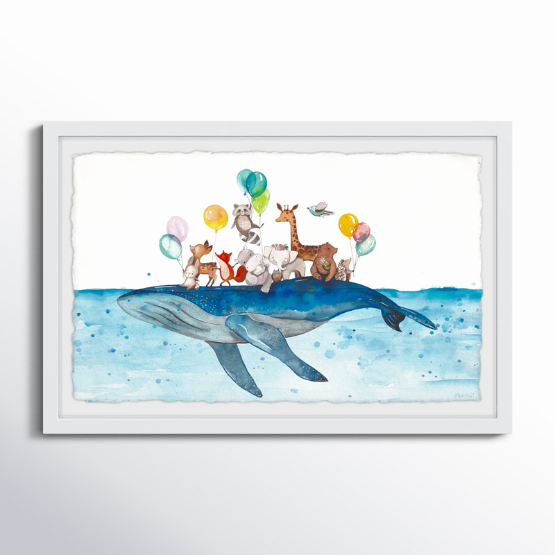 Heide Riding Animals, reproduction encadrée, H 16 po x l 24 po x 1,5 po