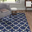 Geometric Wool Hand Woven Area Rug-16786400