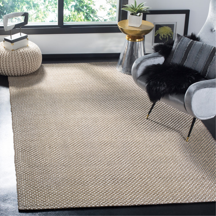 Adelmar Hand Woven Performance Solid Color Rug
