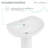 Santorini Two-Piece Pedestal Sink