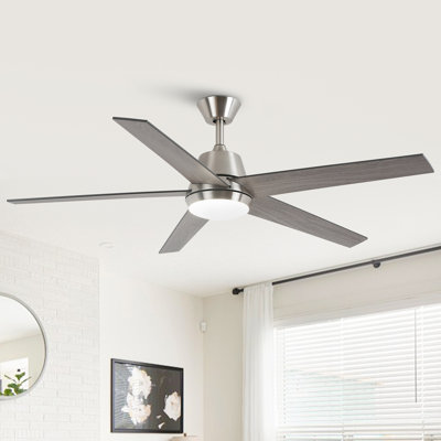 Vaczon 52" 5 - Blade Modern Ceiling Fan with 3CCT LED Lights and Remote Control