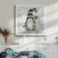Gnome pour les fêtes - Toile tendue avec châssis de qualité supérieure - prête à être accrochée