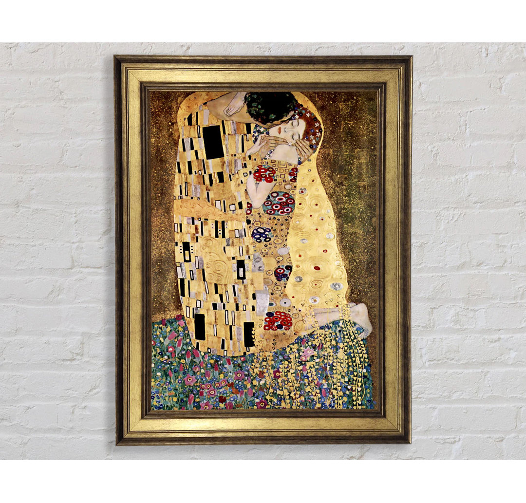 Klimt Der Kuss - Einzelner Bilderrahmen Kunstdrucke