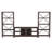 Kaydience Unfinished Entertainment Center for TVs up to 65"-1801707817
