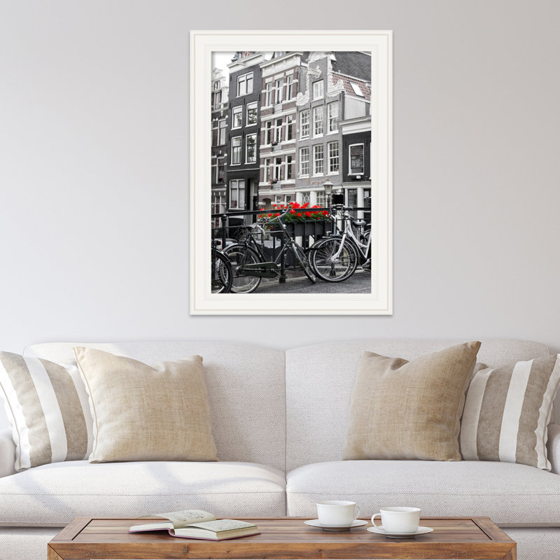 Cadre photo simple en bois Nisbett, 24 po x 36 po