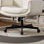 Chaise de bureau ergonomique 33,9 ", chaise de bureau moderne à hauteur ajustable