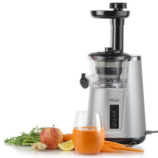 Hervigour Cold Press Juicer Machine, Dual Mouth Slow Masticating Juicer,  Compact Design to Extract Juice from Fruits and Vegetables, Celery and