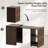 Folding Desk with Storage and Charging Station,Murphy Desk,Desk for Small Spaces,Farmhouse Desk,Pull-Out Computer Desk Suitable for Apartments,Bedrooms,Studies,and Offices-741820890