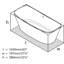 Trivento 65" Freestanding Bathtub with Overflow-45225632