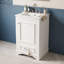 Meuble-lavabo en bois avec lavabo, tablette ajustable, tiroir et portes-1850457458