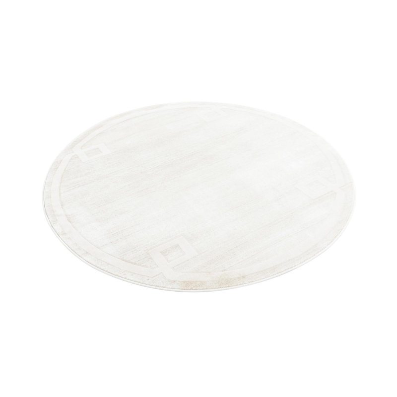 Adelgunde Geometric Indoor Rug, Round 3'3"