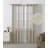 Carthamus Polyester Linen like Textured Gromments Curtain Pair-1818446177-1818446187