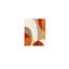 Abstrait, cercle, toile, orange, art mural, peintures pour la décoration de la chambre à coucher, support de cadre en bois massif, (24 x 16 x l)