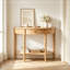 Demi-lune Mcclendon avec tiroir et tablette-64404719