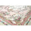 Aubusson Renaissance Hand Knotted Wool Oriental Area Rug in Ivory/Rose