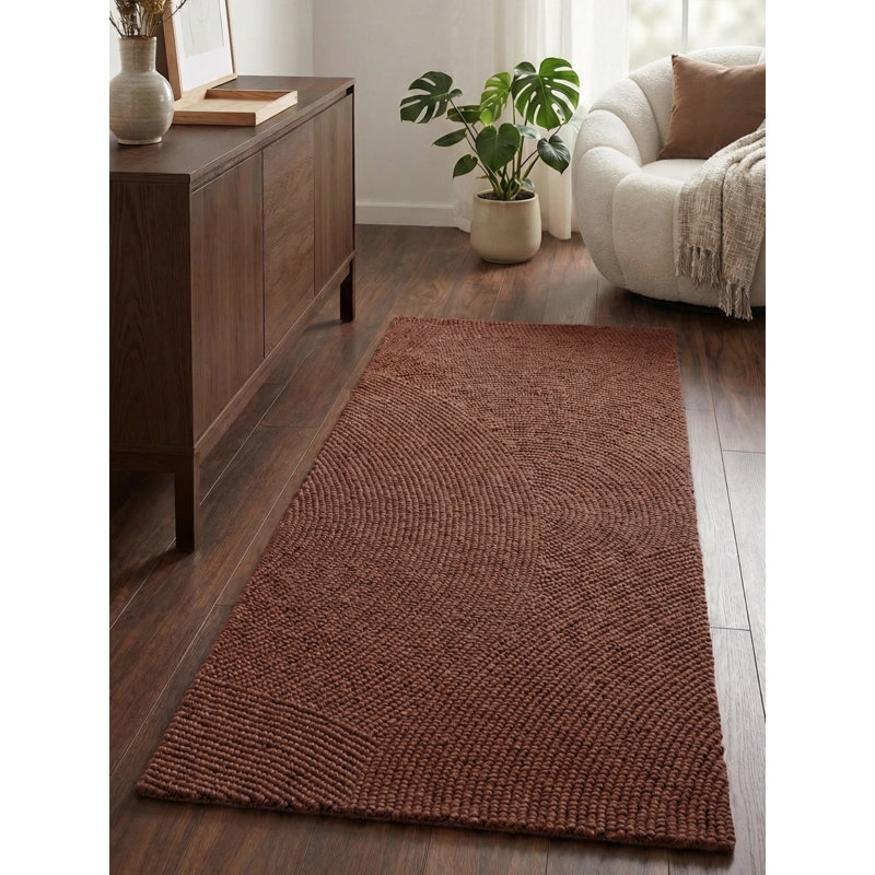 Calmio - Wool Rug by Hanse Home - Natural Living Room Rug Round, Hand-Tufted Wool Hygge, Scandinavian Living Room, Bedroom, Dining Room, Hallway