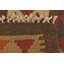 Tapis zone en laine 3 pi 5 po x 6 pi 7 po one-of-kind noué la bourgogne Lorain