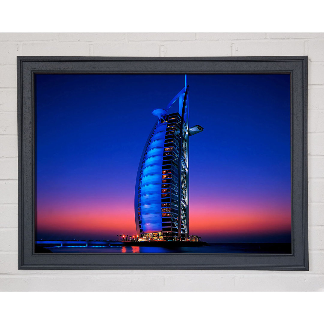 Burj Al Arab Dubai Uae - Einzelner Bilderrahmen Kunstdrucke