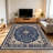 Deep Blue Oasis area rugs for Living Room, Soft and Comfortable, Suitable for all seasons, easy to maintain, machine washable Indoor floor mat, Under Table Farmhouse suitable for Bedroom, Dining Room, Study, Patio, Balcony, Home Decor-1158259817