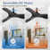 56" Ceiling Fan With Remote Control, 2 Downrods For Indoor Ceiling Fan With Remote, Reversible Noiseless Motor, 3 ABS Blades