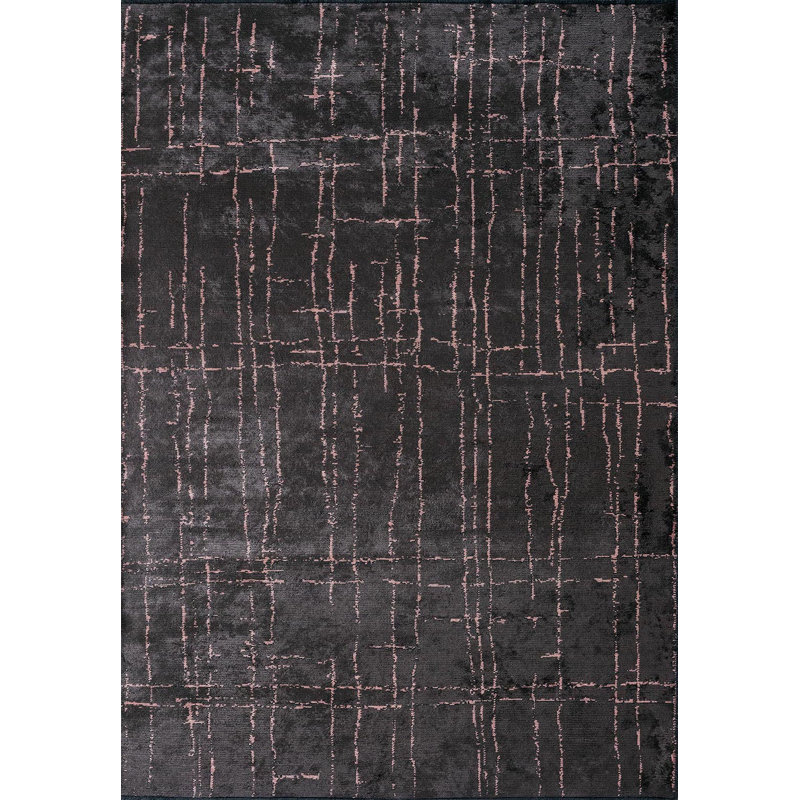 Allizzon Abstract Hand Loom Indoor / Outdoor Area Rug, Rectangle 160 x 230cm